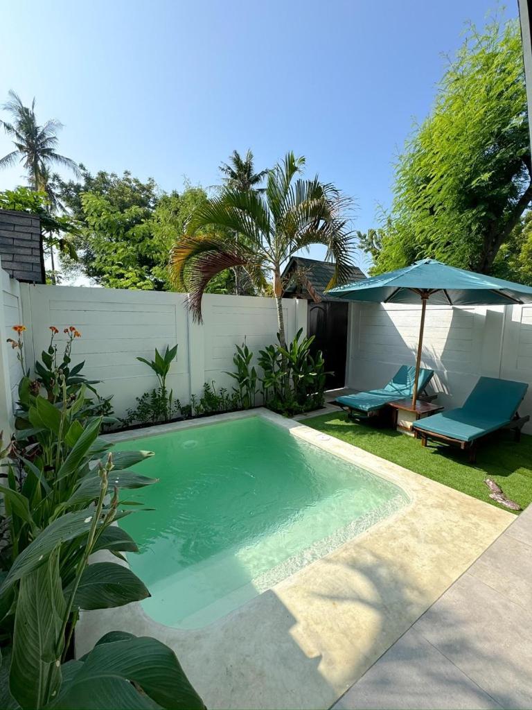 Atties Villa Gili Air Buitenkant foto